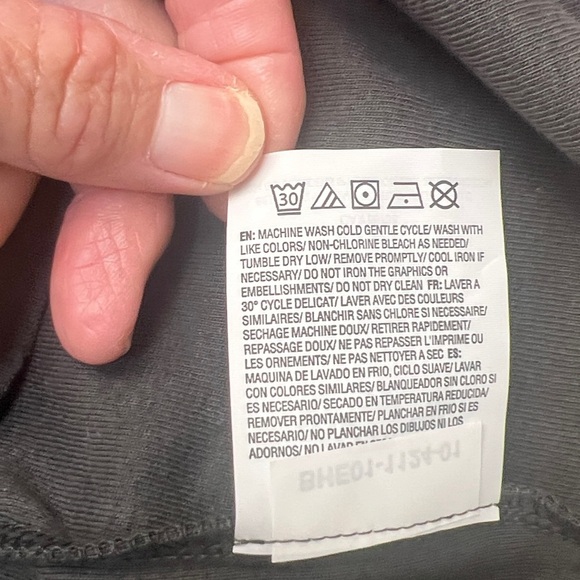 Billabong Beach Path Cropped Tank Top, Off-Black, raw edged bottom, Sz XL, NWT - Picture 11 of 12